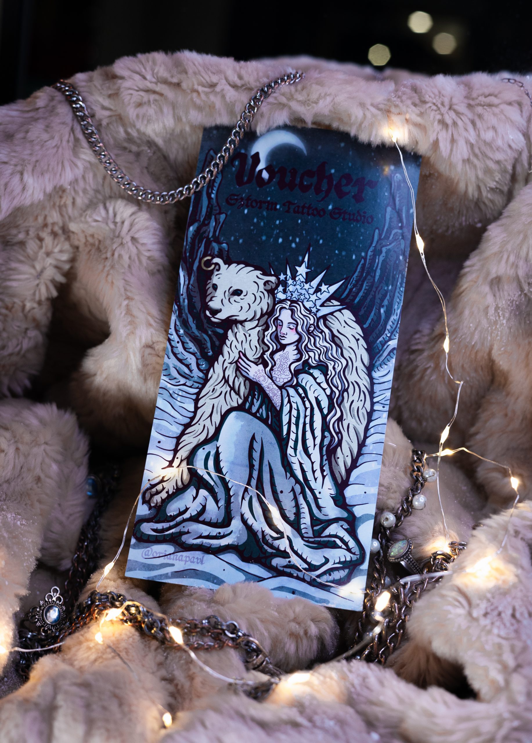 Voucher na tatuaż z grafiką autorstwa @orianapavl - obrazek 3