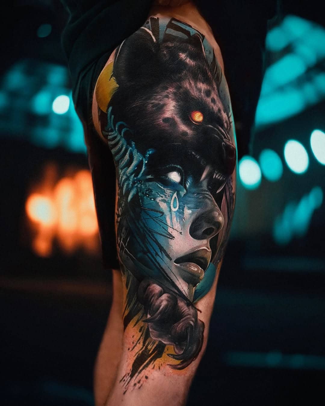 nagrodzony tatuaż dla artysty w gdańskim Sztormie